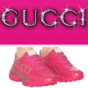 pink gucci sneakers